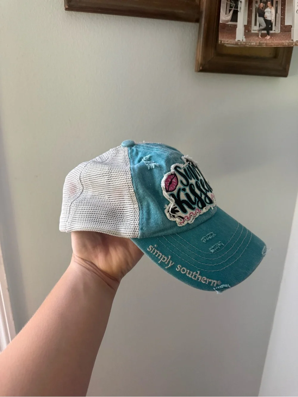 Simply Southern Teal 'Sun Kissed' Mesh Back Hat